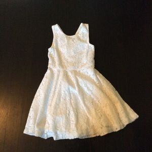 Girls white Polo Ralph Lauren dress size 10